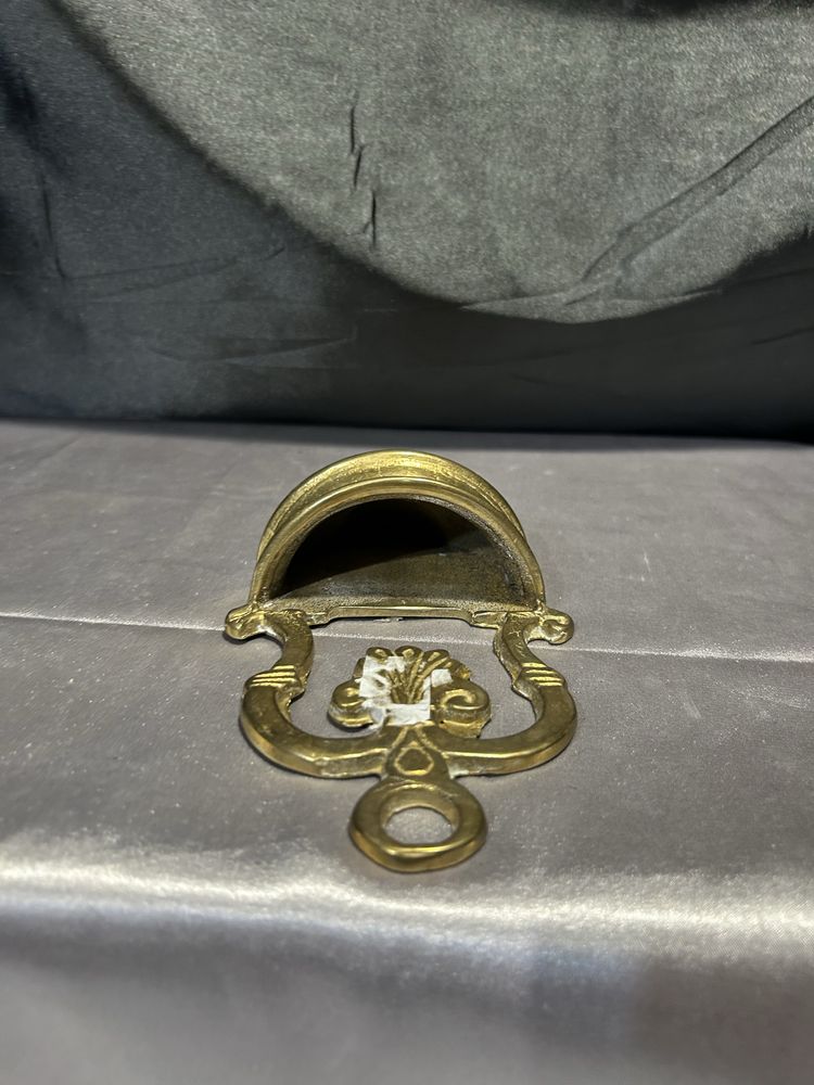 Aspersorium – Mosiężne z ornamentem – Do zawieszenia na ścianie