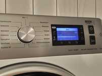 Zestaw Whirlpool pralka parowa + suszarka z pompą c.+ łącznik z półką