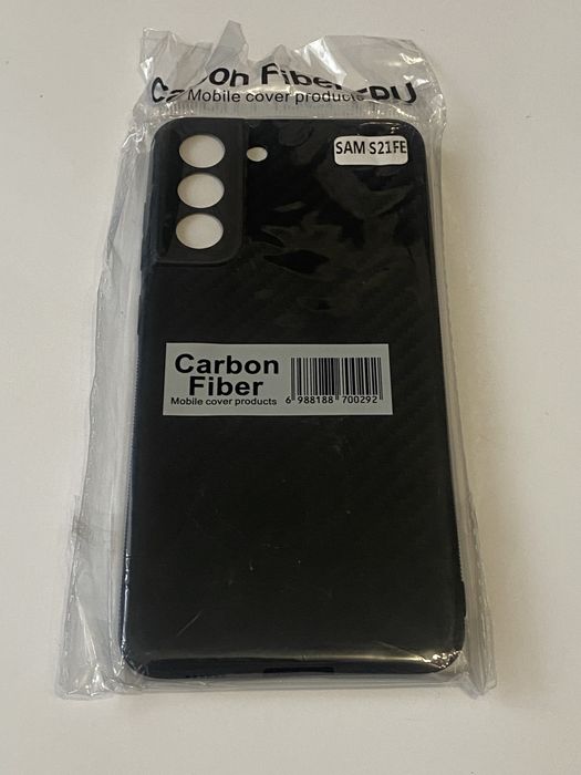 Чехол Samsung S21FE / G990 Carbon Протиударний Захисний