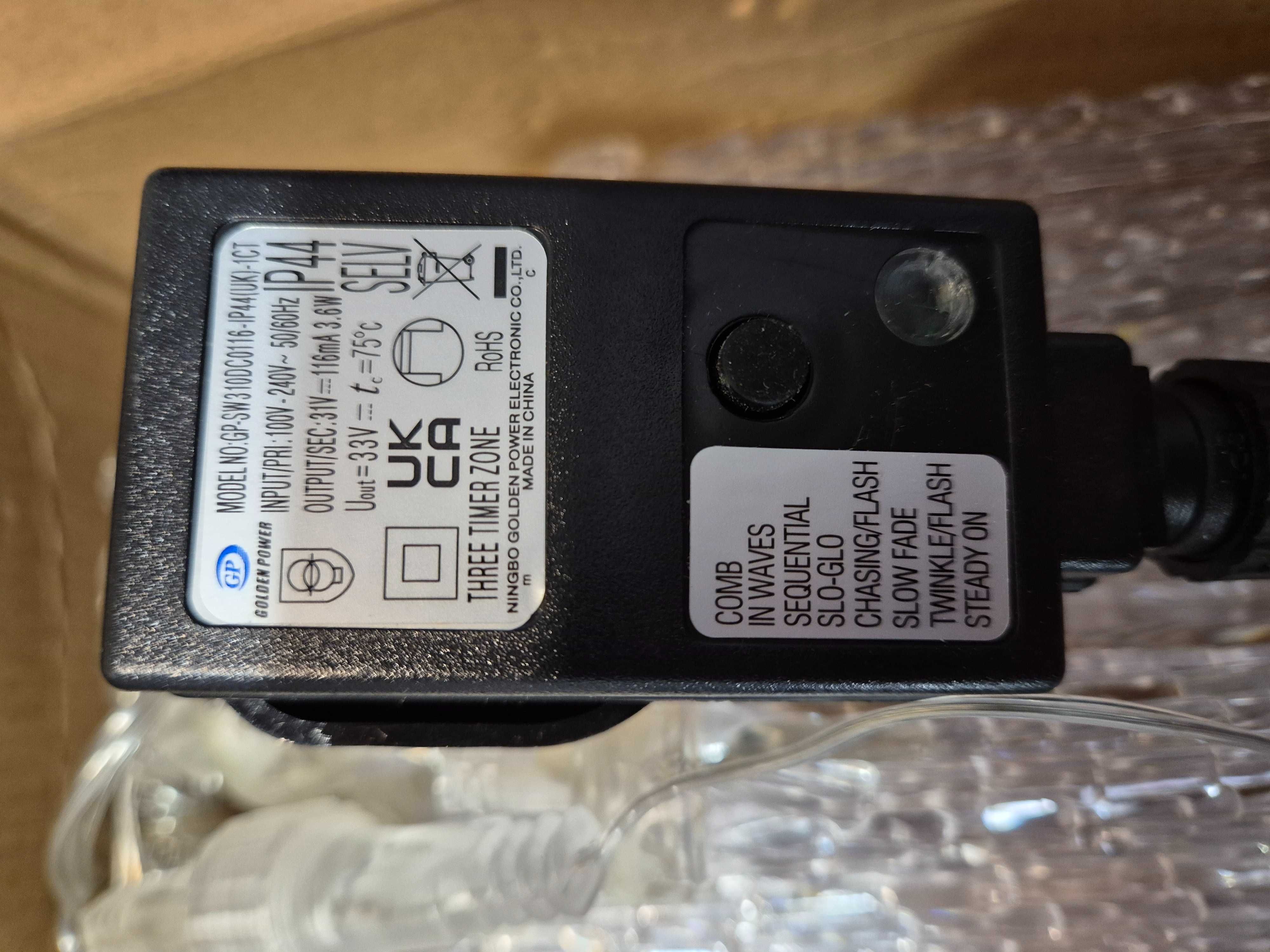 światełka soplowe zewnętrzne 20 szt 90 led 3,8m długości