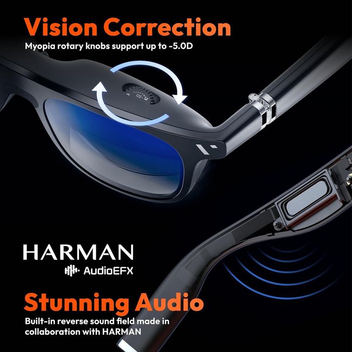 Відеоокуляри 3D AR VITURE One 120", звук Harman, Нові відкриті