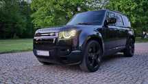 Land Rover Defender Defender 110, 5.0 V8 SC 525KM, 2023 I wł, Fv23%, gwarancja, BLACK L663