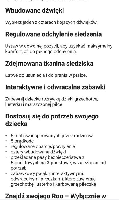 Bujaczek dla dziecka