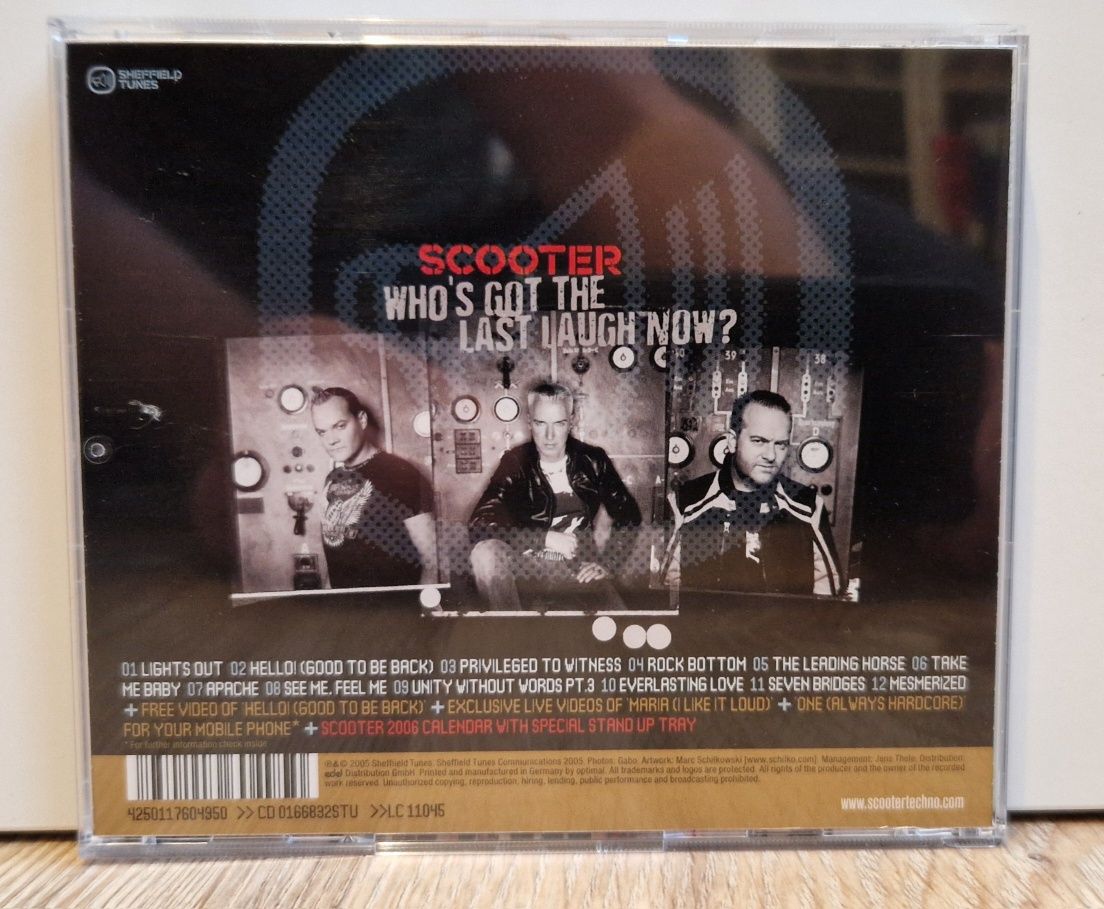 Scooter - Who's got the last laugh now CD, wersja limit. + kalendarz