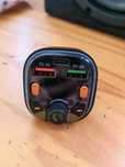Transmiter samochodowy bluetooth USB Led