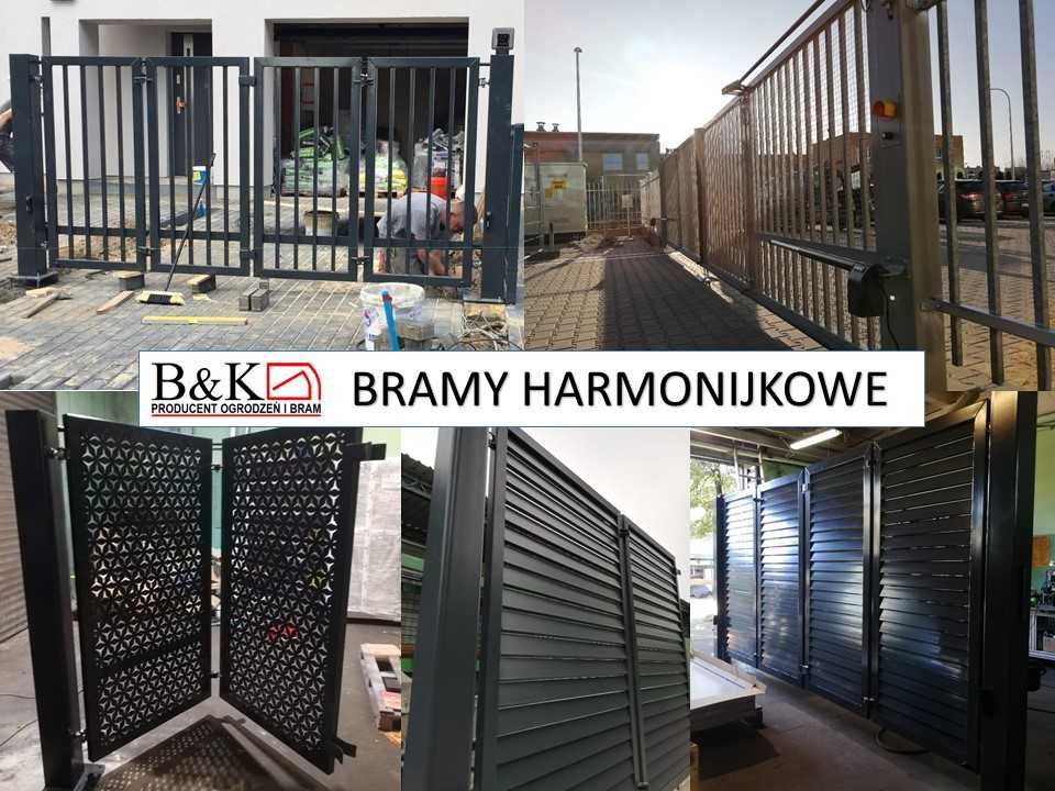 /// Brama harmonijkowa / niezawodna na lata! / PRODUCENT B&K Security