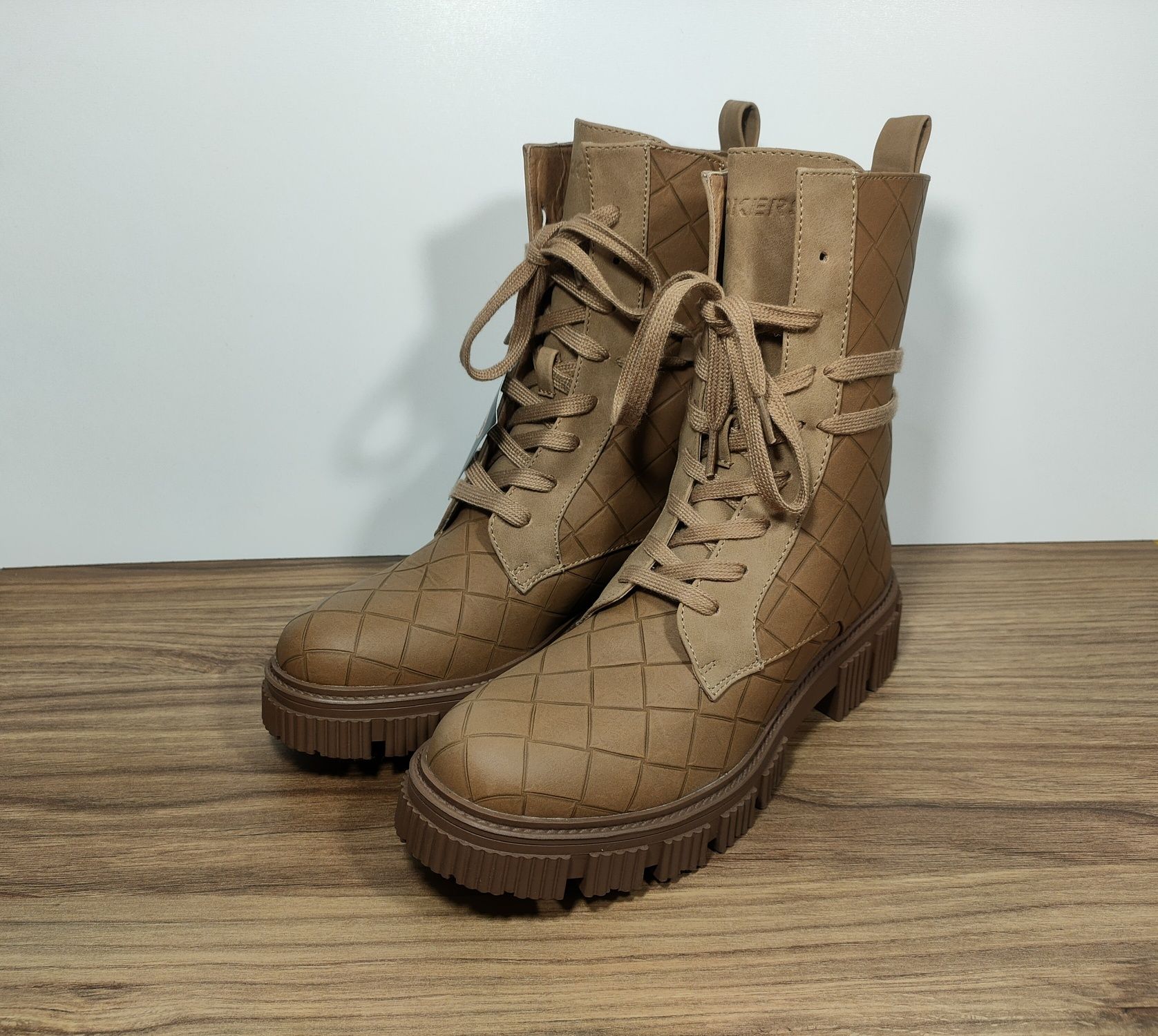 Buty Dockers by Gerli wysokie na suwaki damskie r. 36 23cm