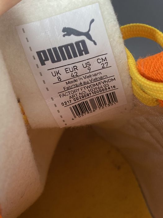 Puma Evo Power футбольні копочки бутси футбол бутсы 42р пума
