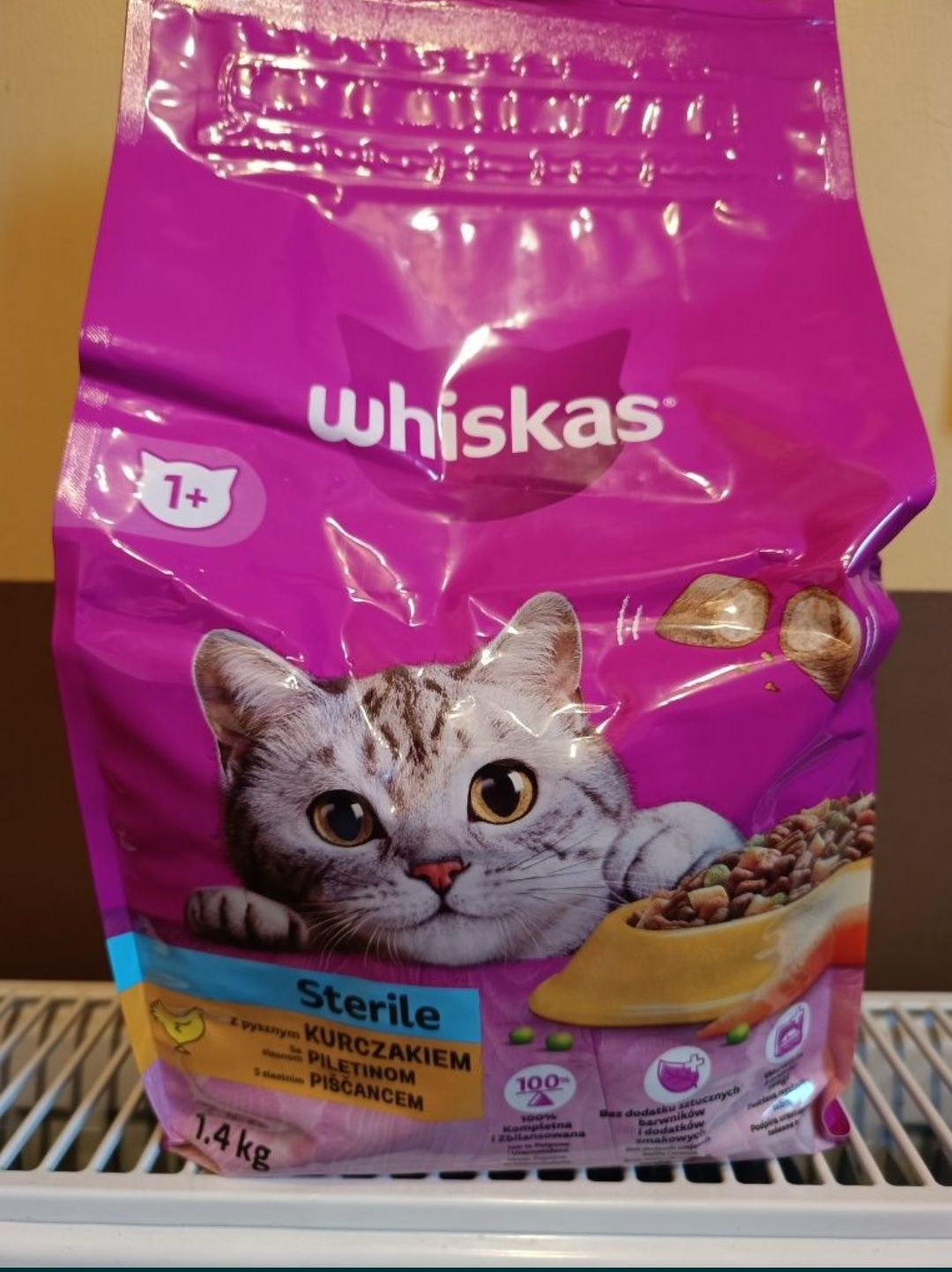 Sucha karma dla kota Whiskas 1,4 kg sterill Szybka wysyłka zamówienia