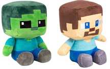 Детская игрушка из игры Minecraft Майнкрафт Стив или Зомби 26 см