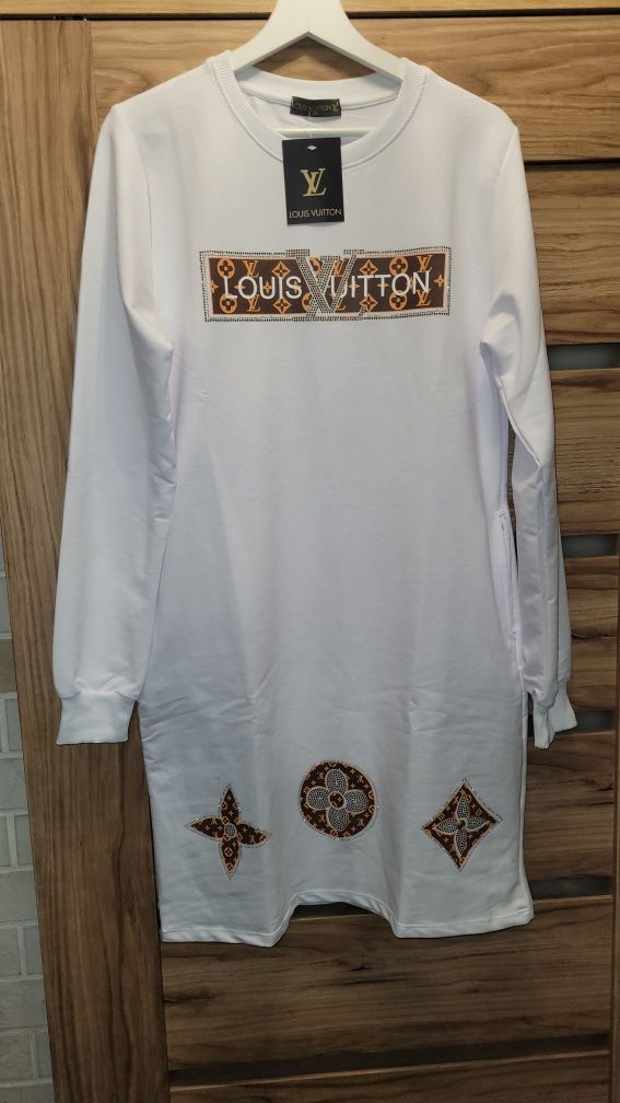 Sportowa sukienka dluga bluza 42 XL Louis Vitton