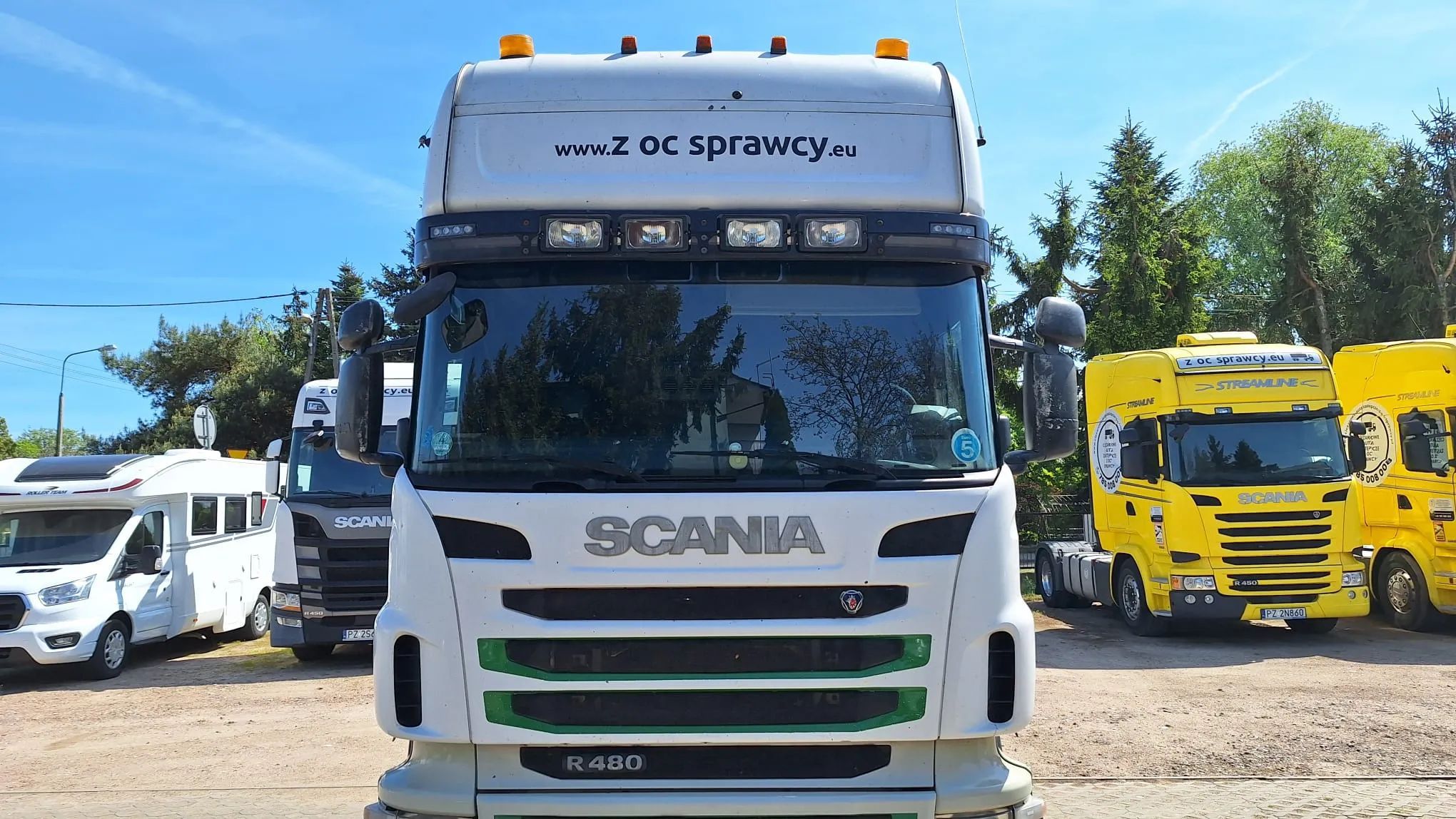 Scania R480  Hydraulika dwuobwodowa, klimatyzacja postojowa, pełny automat