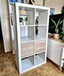 Tylko jutro (08.08) Kallax regał Ikea 4x2 szuflady szafka