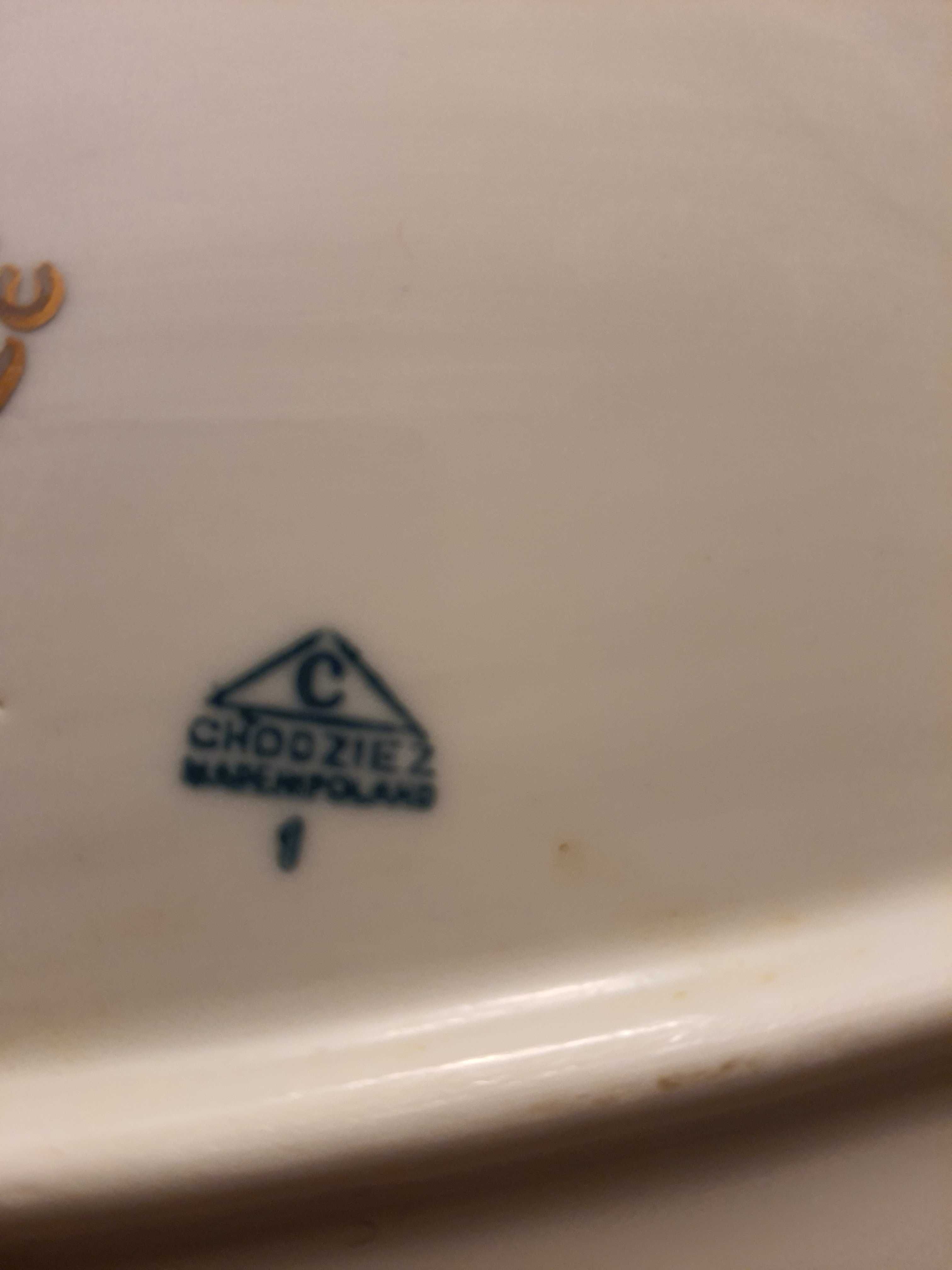 Patera owalna Chodzież - vintage wzór Miłość Wiedeńska