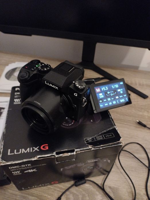 Aparat fotograficzny Lumix G7 DMC-G7K Panasonic bezlusterkowiec