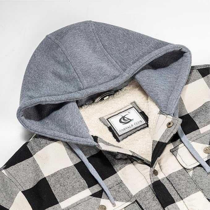 Coevals Club Męska kurtka flanelowa, wzór 3, rozm. 4XL