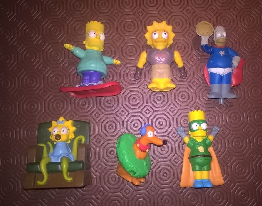 Brinquedos McDonalds Burger King Simpsons Sponge Bob Blue Transylvania