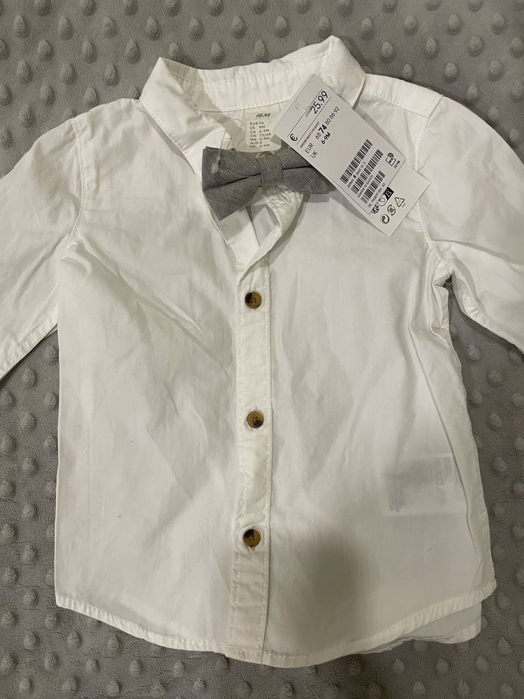 Рубашка H&M розмір 74 на 6-9 місяців