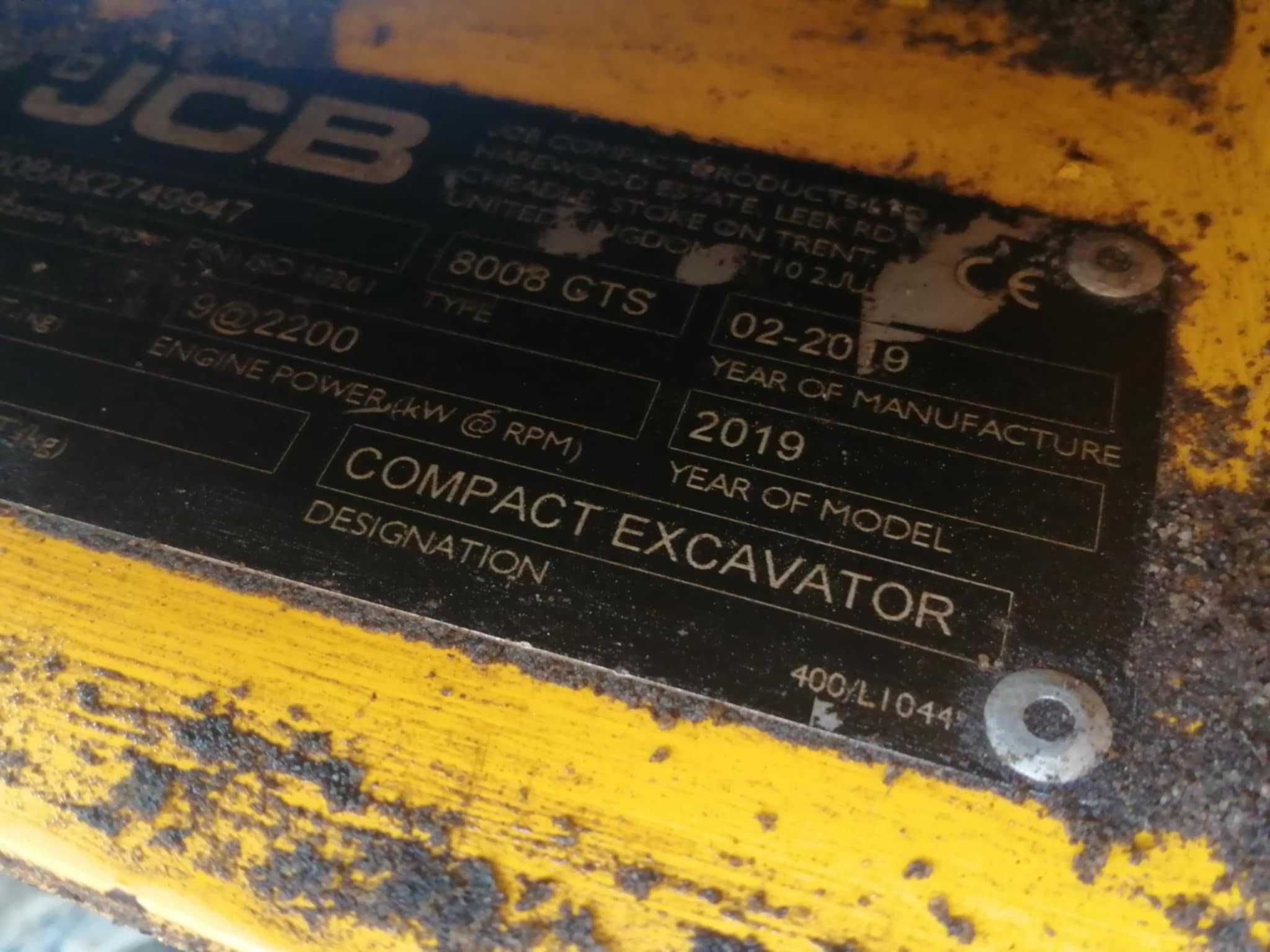 Mini koparka JCB CTS