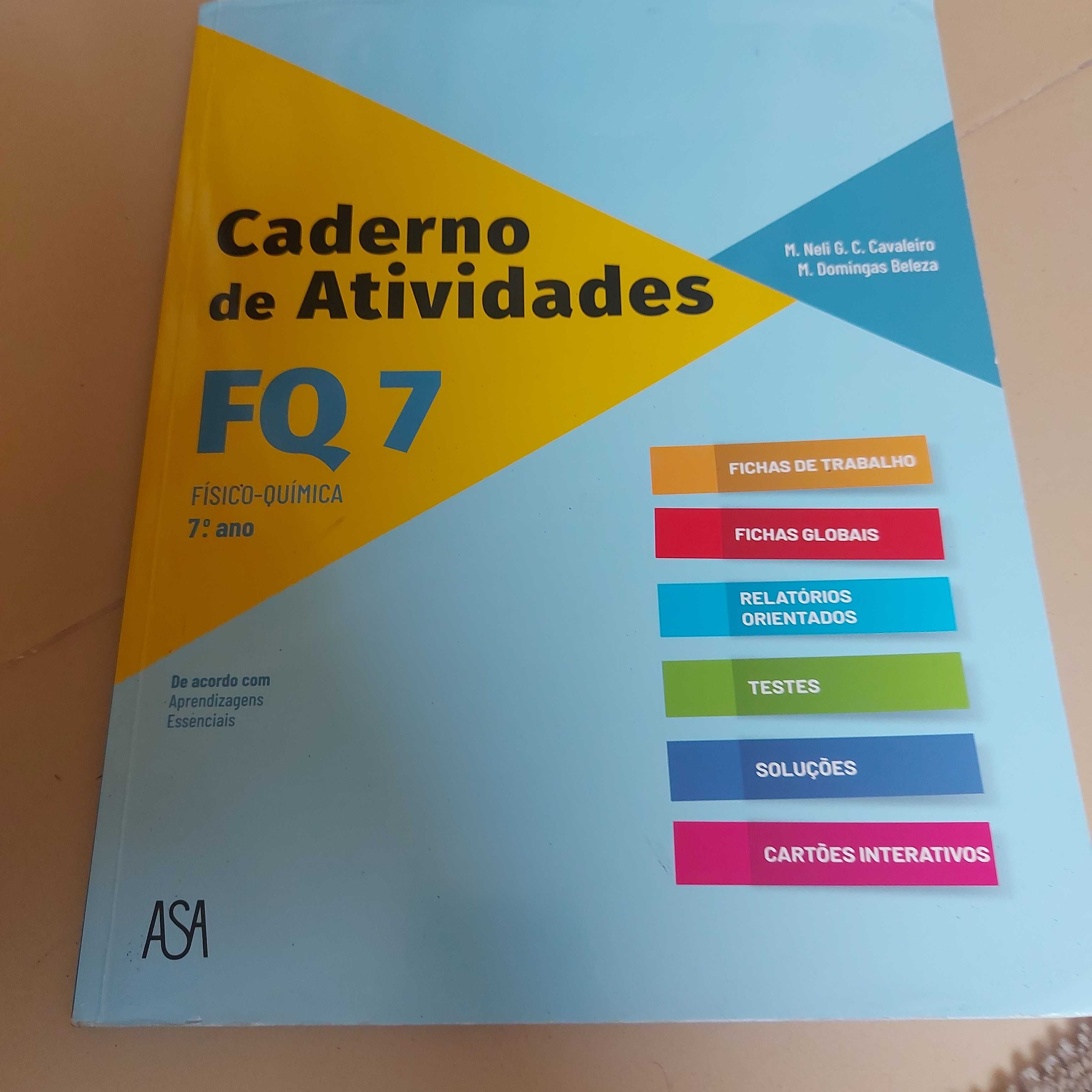 Livro 7 ano caderno de atividades FQ7