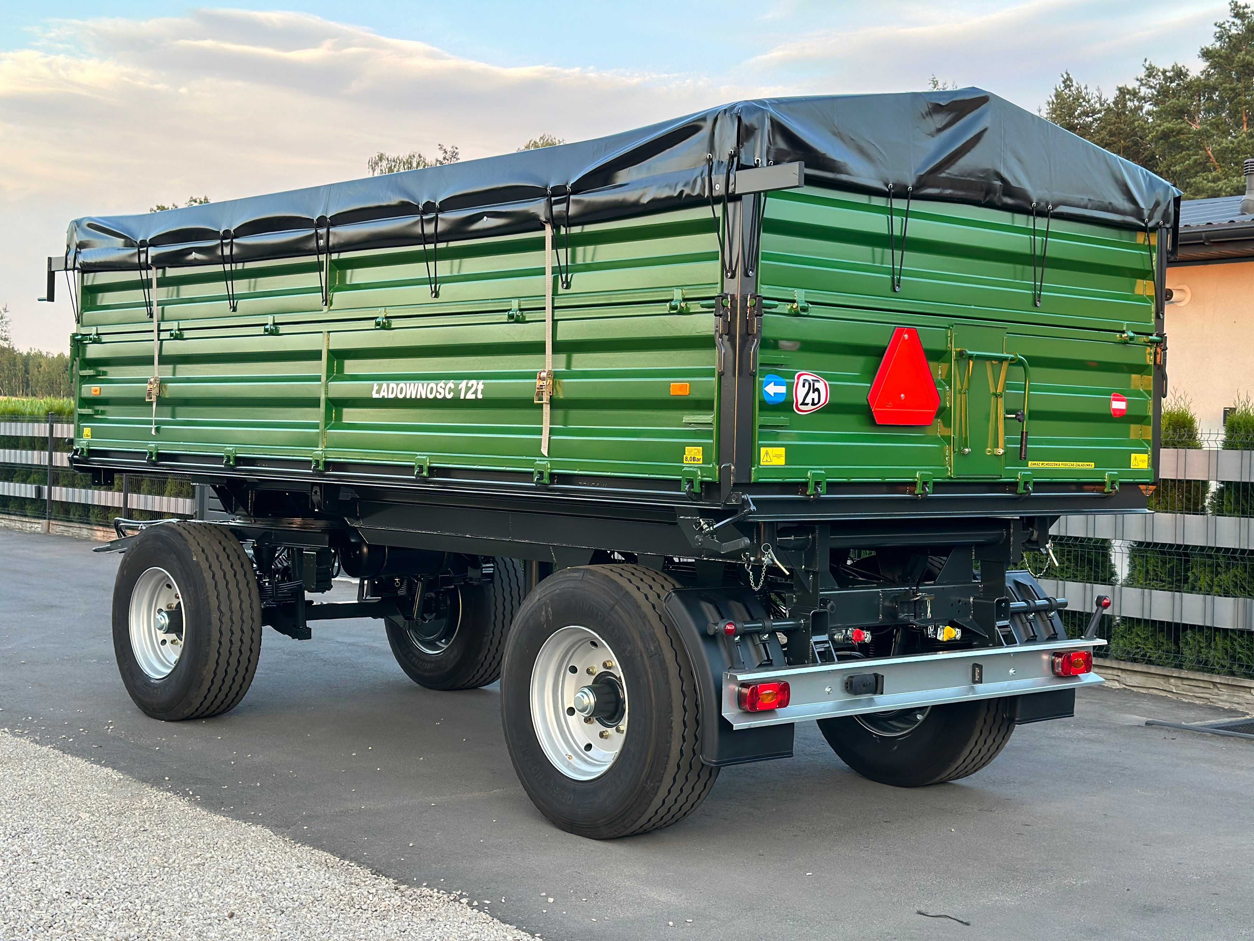 Przyczepa Rolnicza HL HW 3 Stronny Wywrot 6011 Ładowność 12 ton 8011
