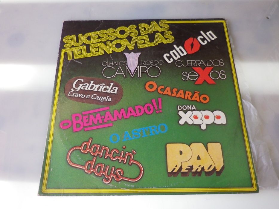 Lps de Telenovelas Brasileiras, editados em Portugal Vinil