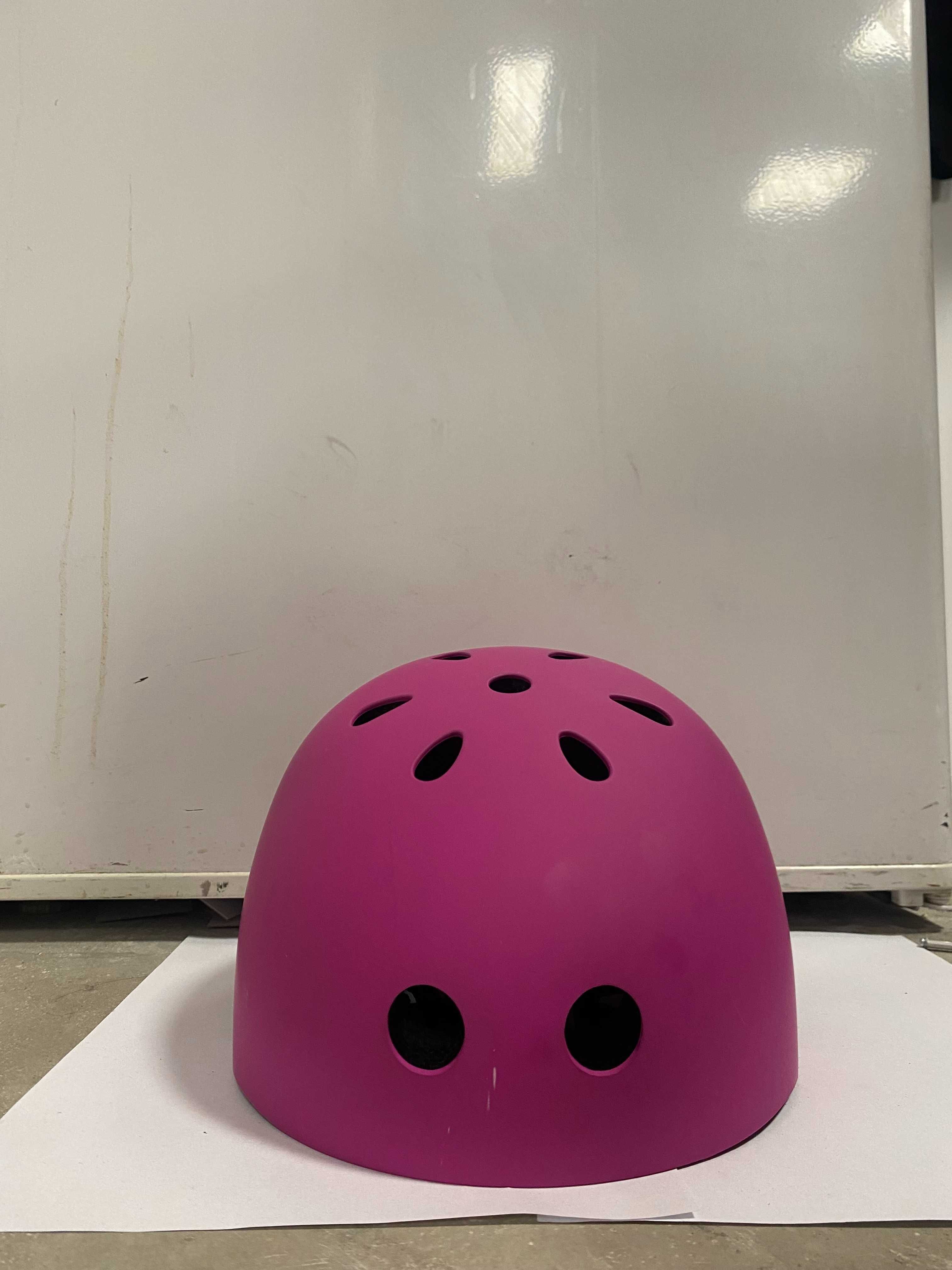 Kask ochronny SkateHut – fioletowy – dla dzieci / młodzieży