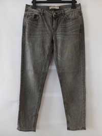 Spodnie damskie, jeans, jasno szary z przetarciami, rozmiar 36, Zara