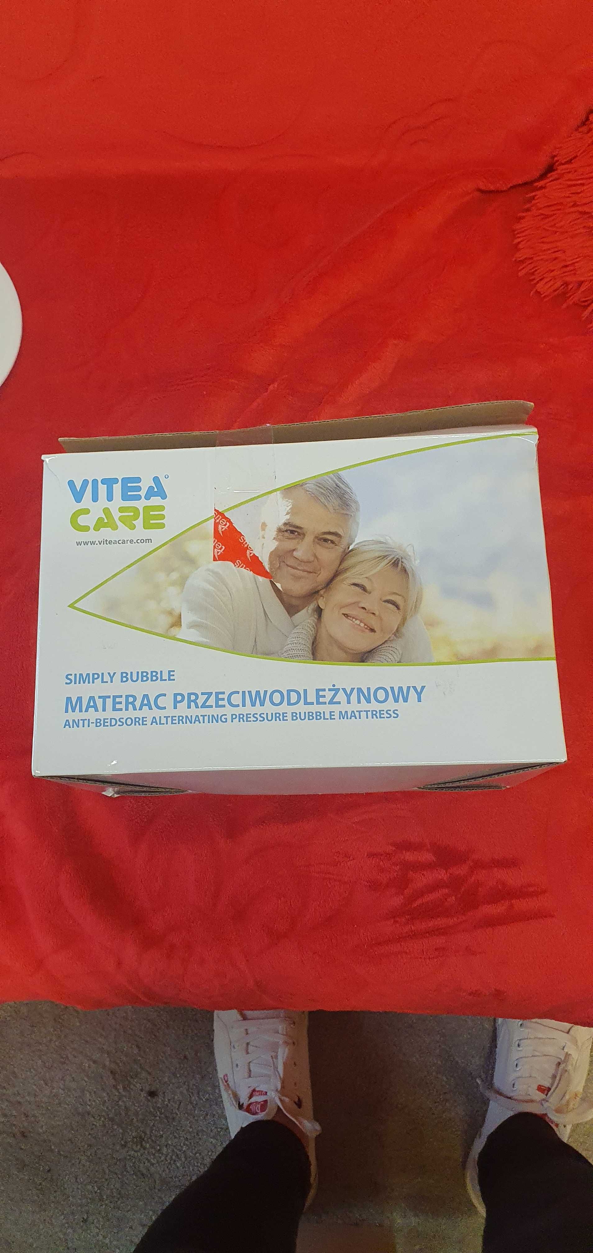 Materac przeciwodleżynowy z pompą Vitea Care beż  200 cm x 90 cm