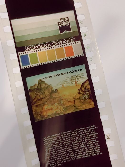 Bajki na rzutnik LEW DRAPIEŻNIK retro bajki PRL Ania Jacek