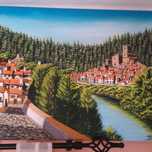 Quadro pintado em tela