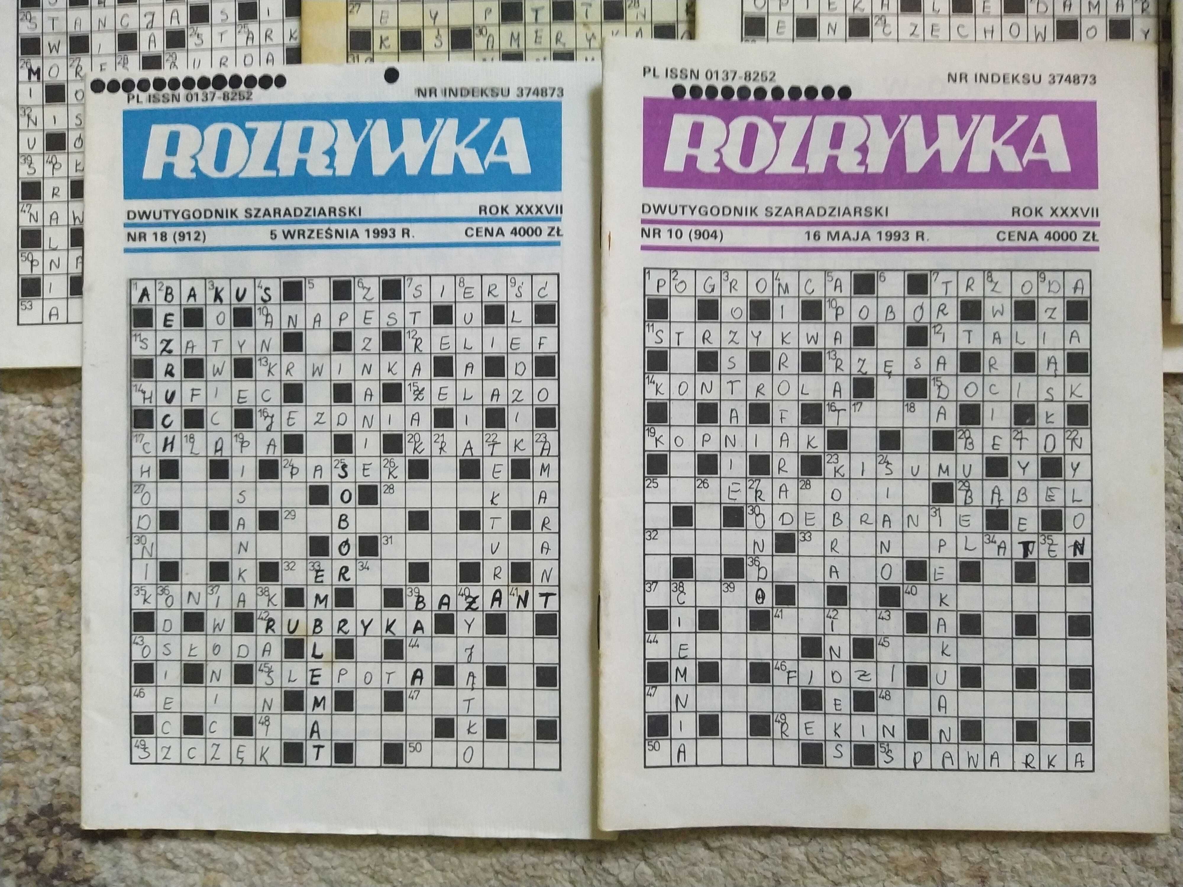 Archiwalna Rozrywka dwutygodnik 1993 rok