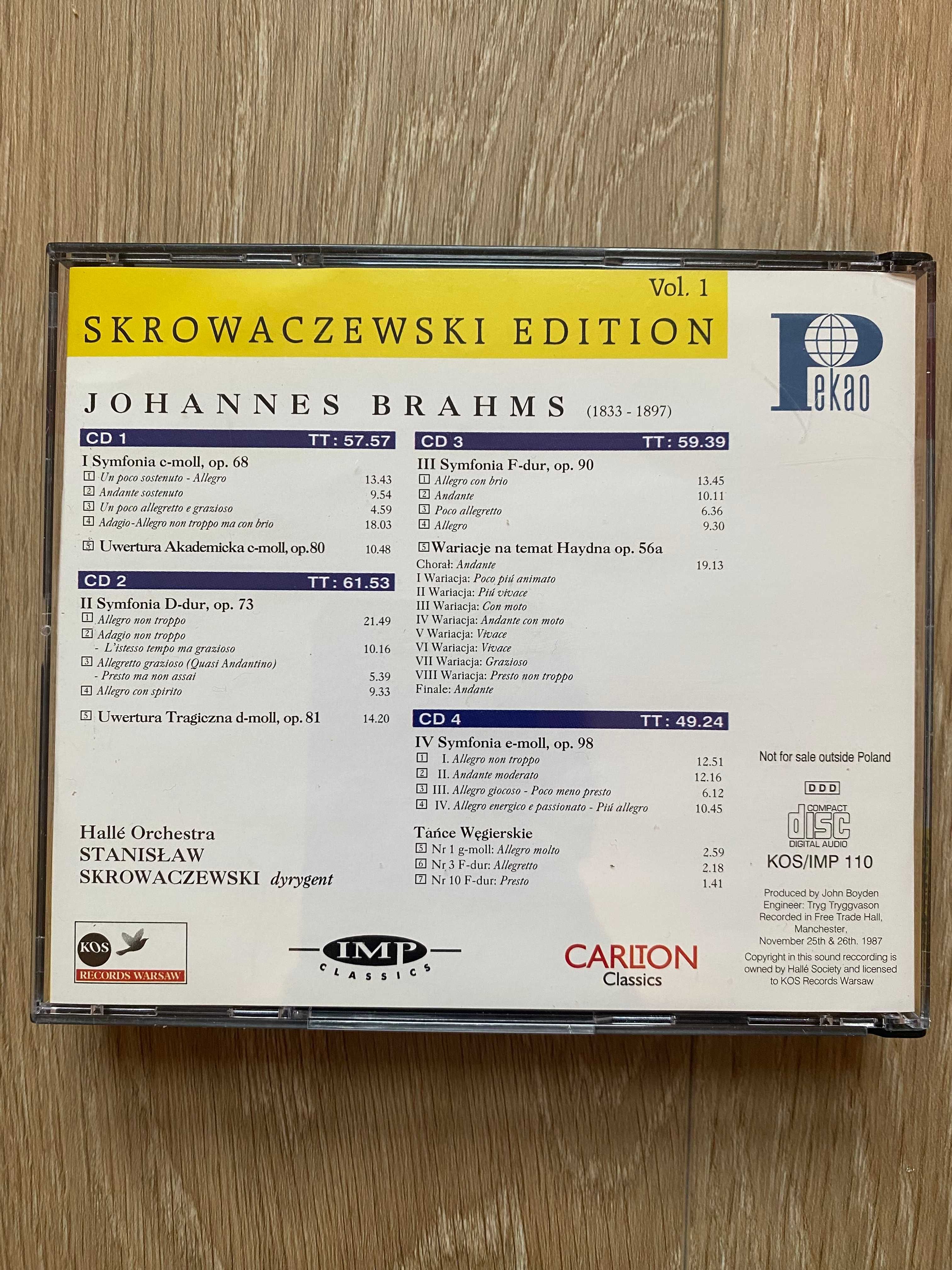 Stanisław Skrowaczewski, Halle Orchestra - Brahms 4 symfonie, 1987