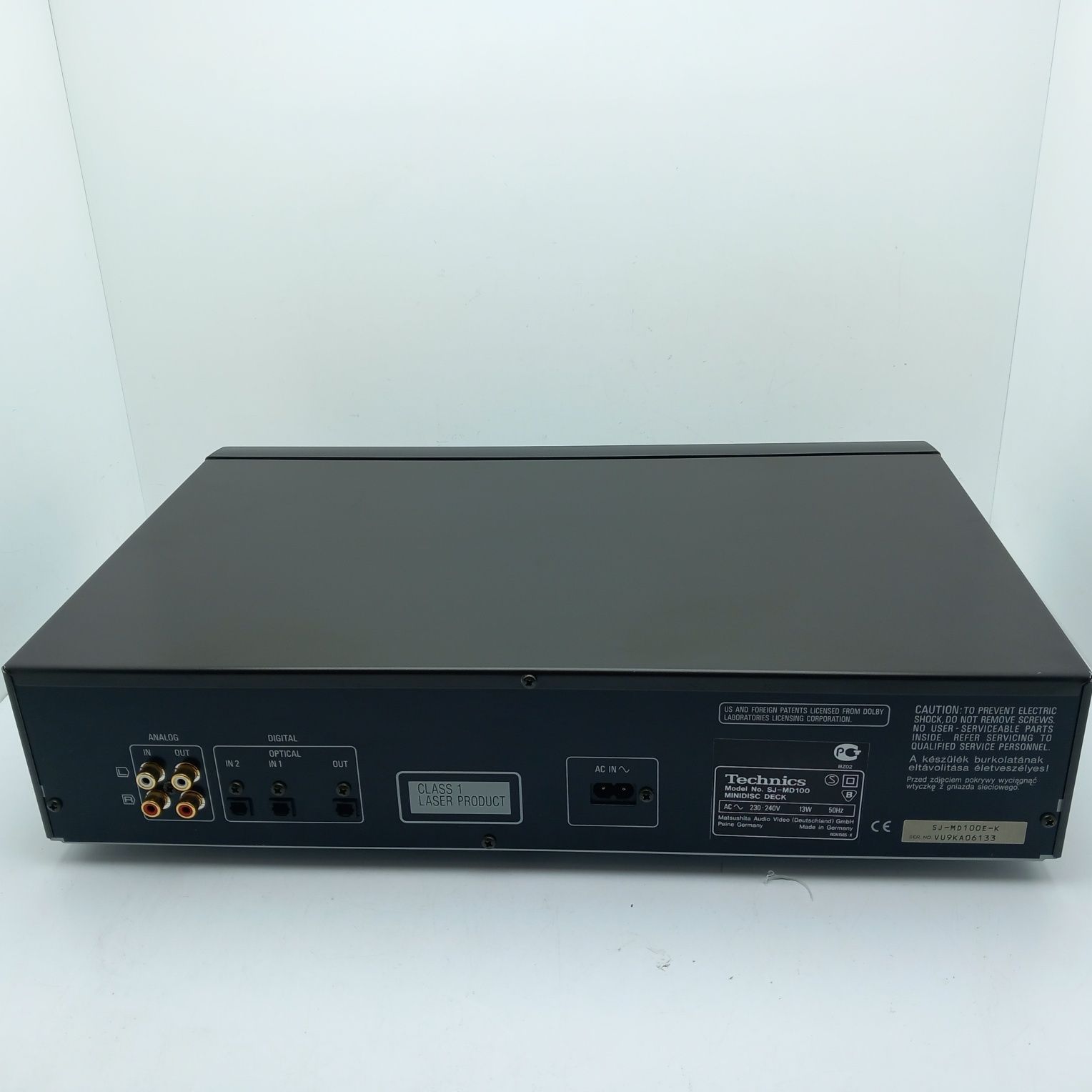 Odtwarzacz MiniDisc Technics SJ-MD100