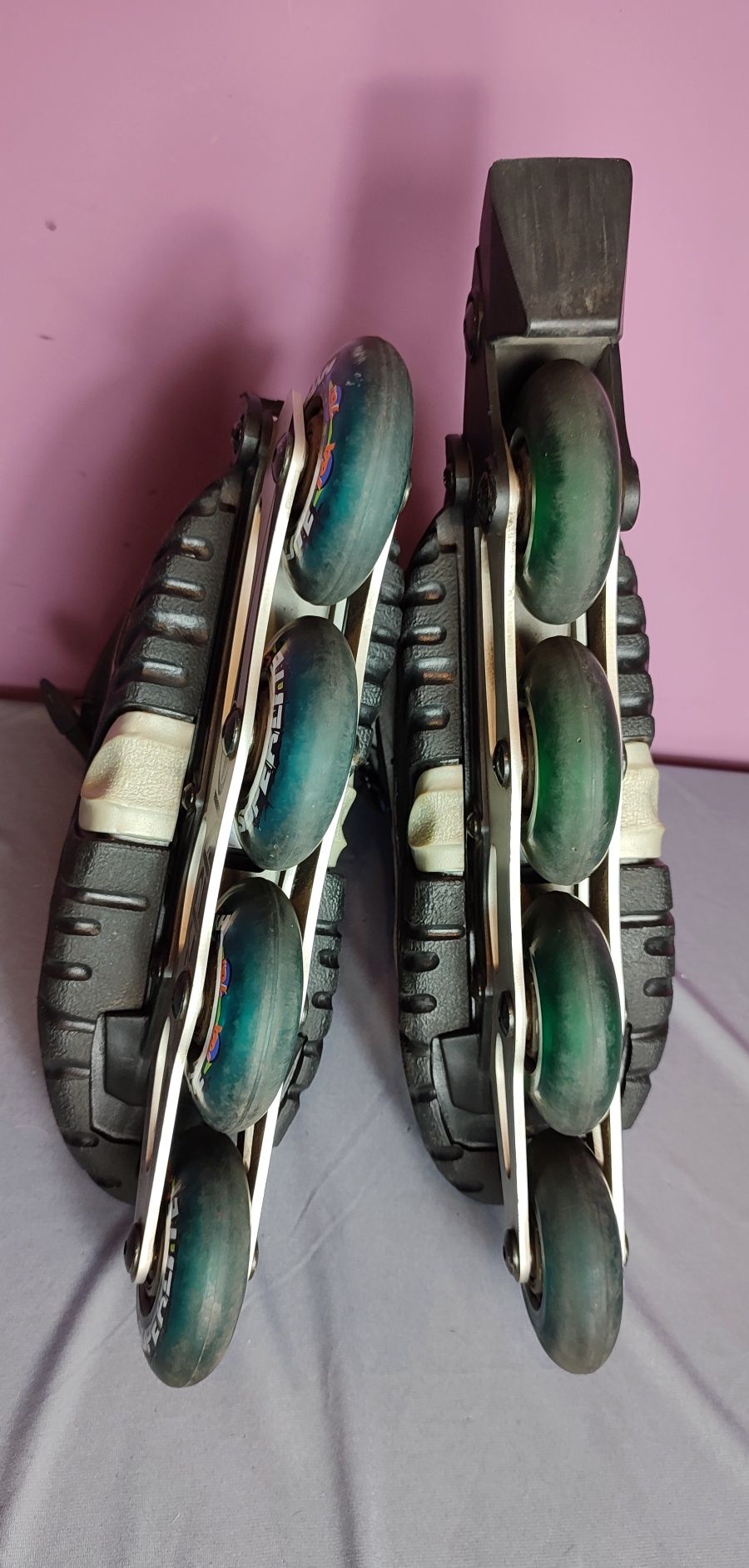 Rolki HYPNO 2 w 1 - buty z odpinanymi płozami - rozmiar 37,5 - 24 cm