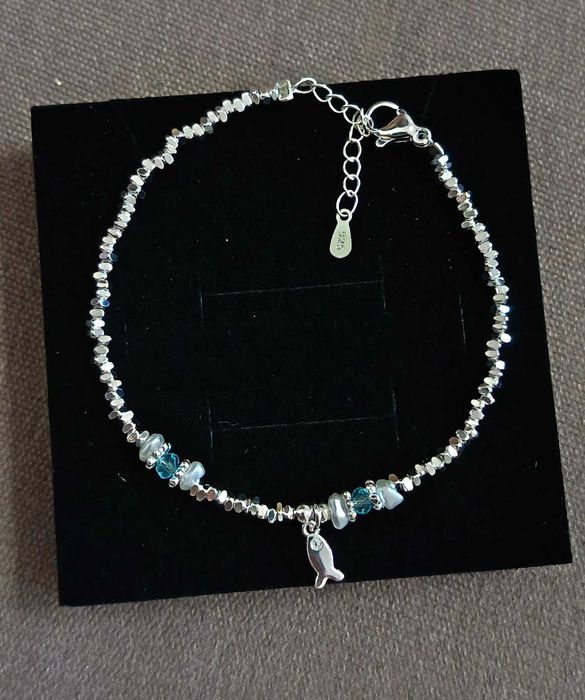 Pulseira em prata de lei S925