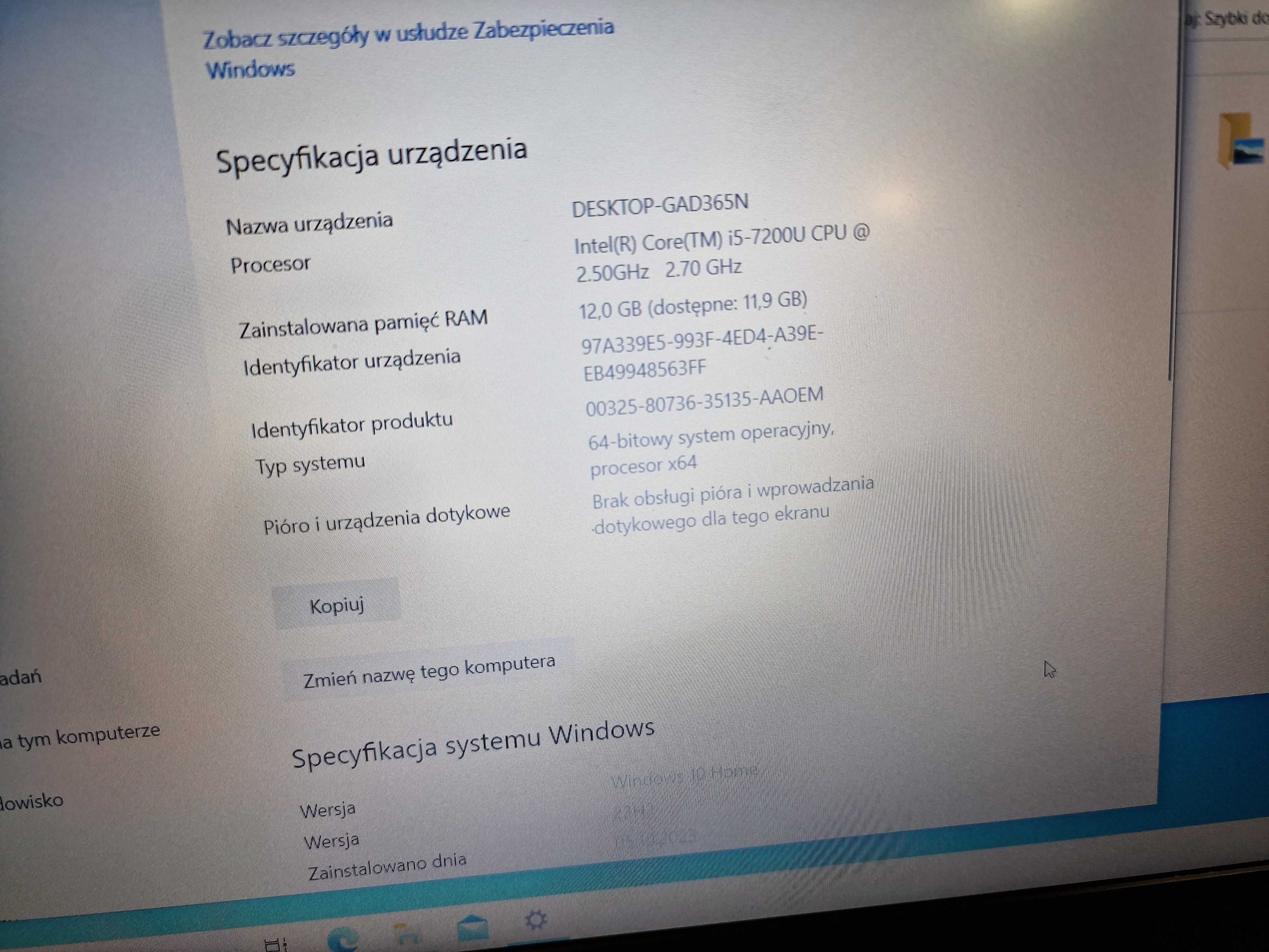 Acer Aspire F15/ i5-7200U/ 12GB/ 240GB SSD/ 940MX 2GB/ 15.6"/ W10 Home