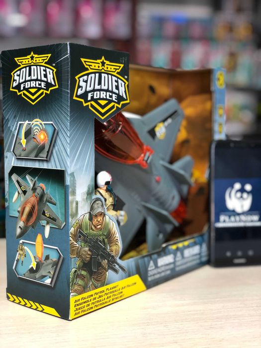 Детский набор Chap Mei Солдаты Air Falcon военный самолет *