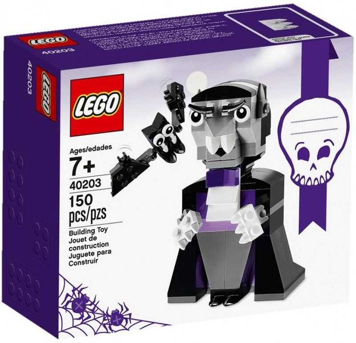 LEGO 40203 Wampir i nietoperz Halloween Bat Brickheadz NOWE UNIKAT