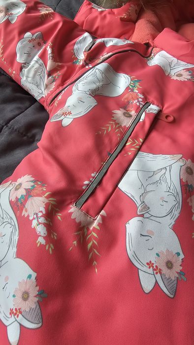 Зимовий комбінезон Lassye , теплий комбінезон , рожевий комбінезон