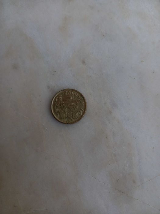 Moeda 5 pesetas ano 1993