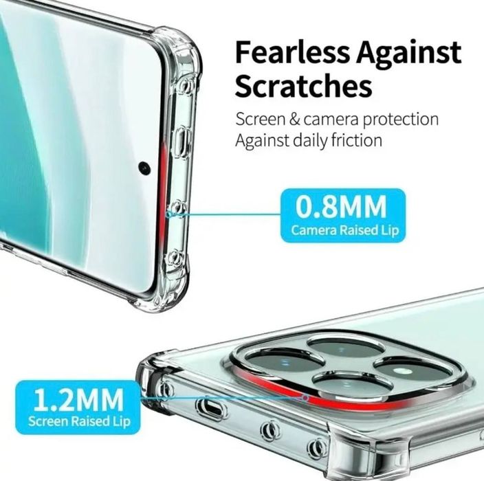 Прозорий чехол на телефон Redmi Note 14 5G