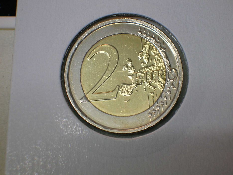 Belgica / moeda 2 euros - 2012 / 10º Aniv. Euro