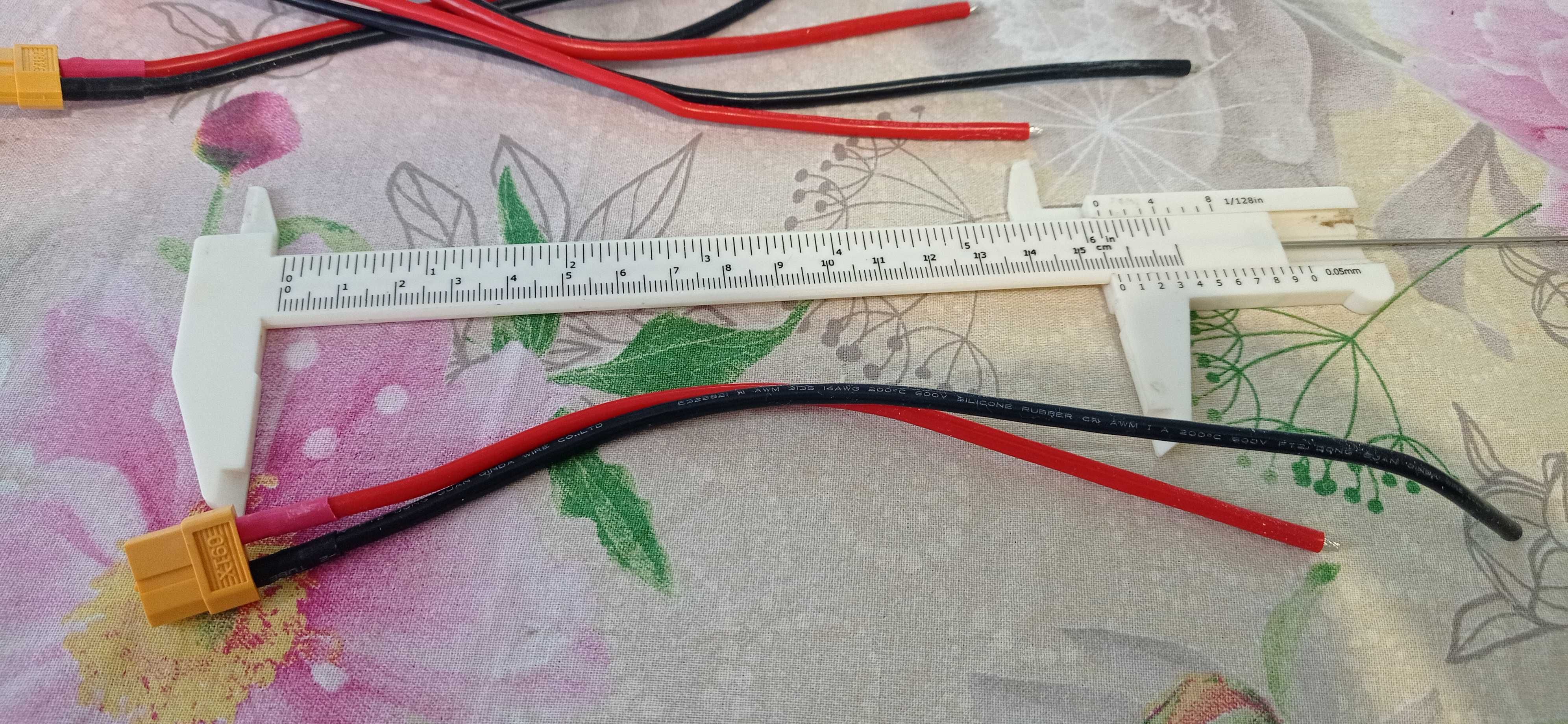 Силиконовый балансировочный кабель XT60 XT90 EC5 90 6S 7pin 22awg 1шт