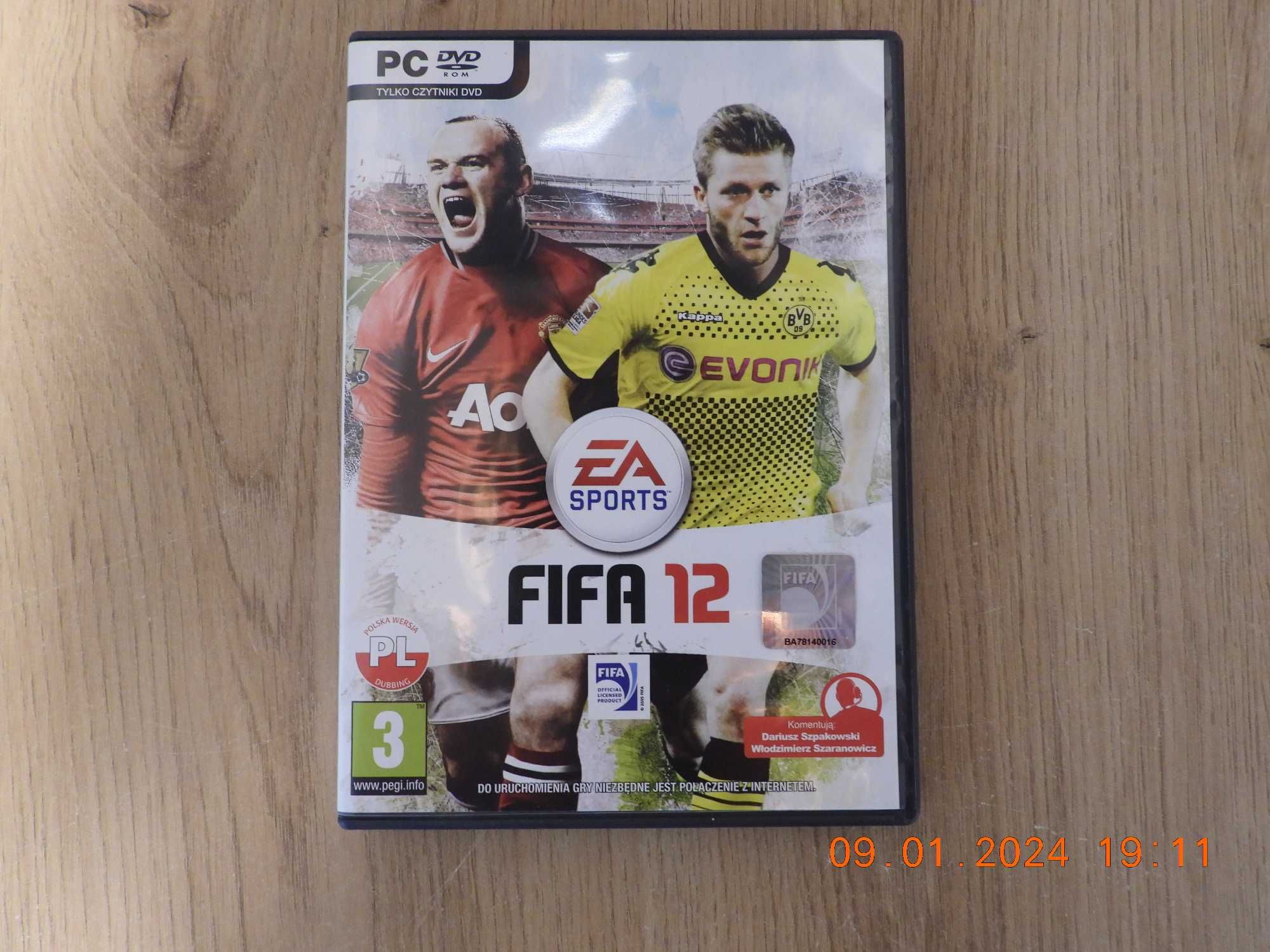 FIFA 12 - Premierowe wydanie. Wersja pudełkowa.  PL  - PC