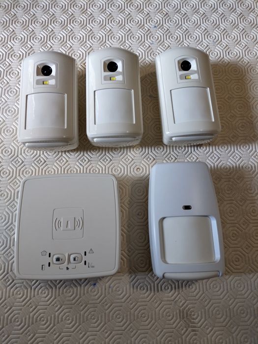 Alarme Honeywell Le Sucre sensores, leitor de tags e RFID tags