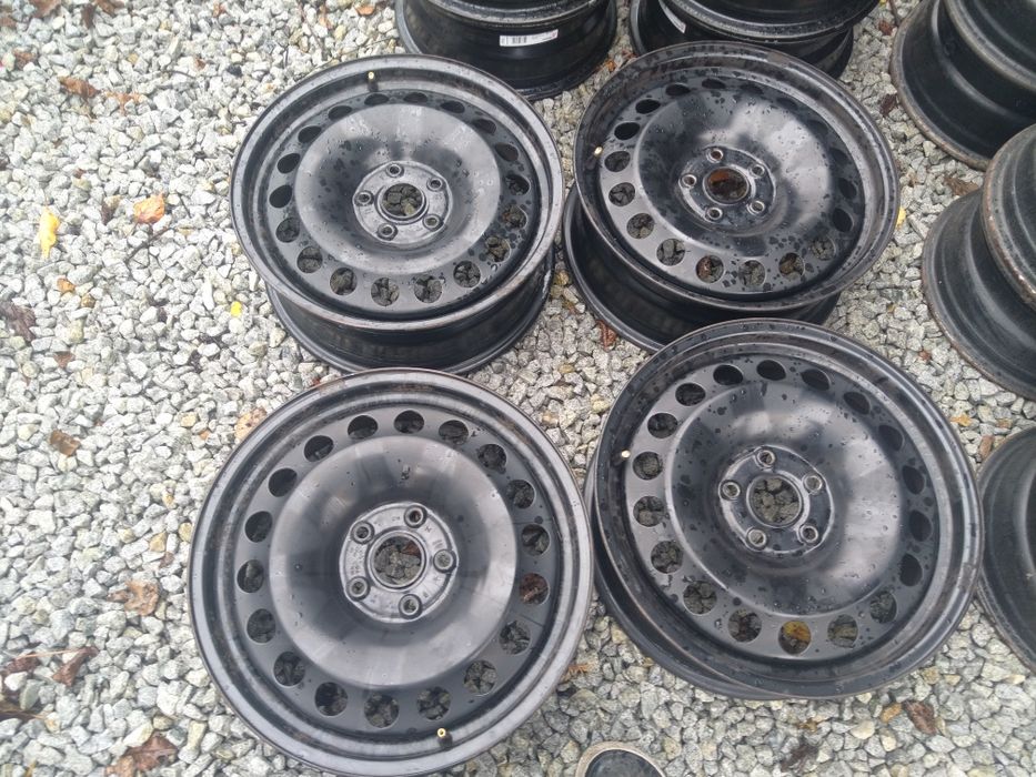 4 Felgi stalowe VW polo seat 5x100 r15 r16