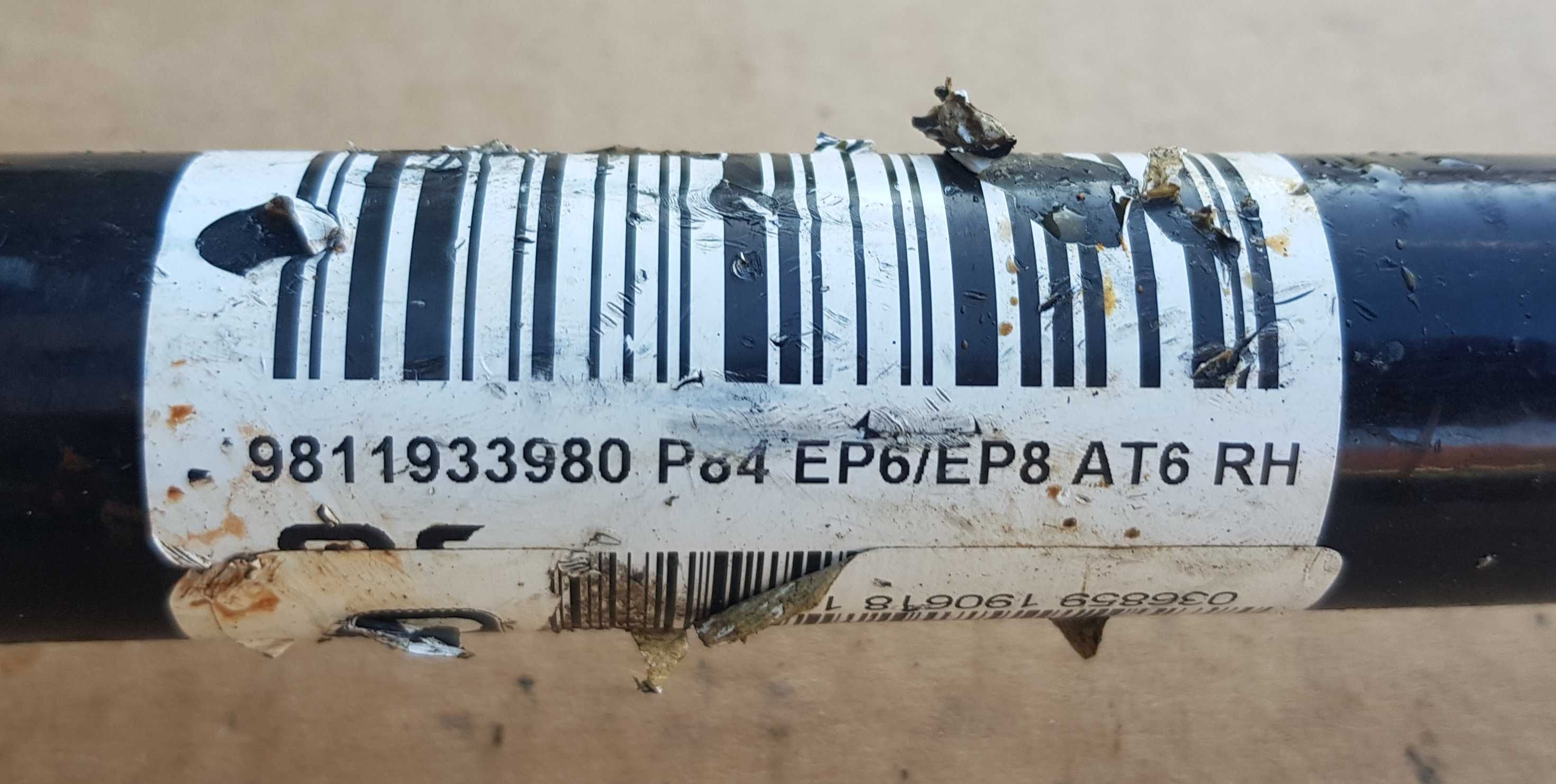 PEUGOT 5008 II Półoś Prawa Przód Przednia 981‌193‌398‌0 Nowa OE