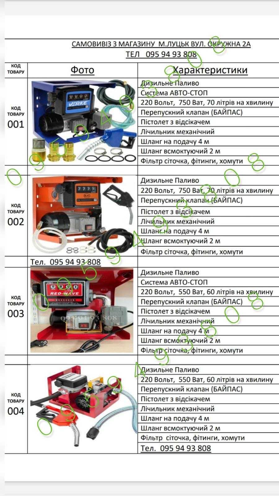 Насос для перекачки топлива солярки погружной с фильтром 12 V d-51 mm