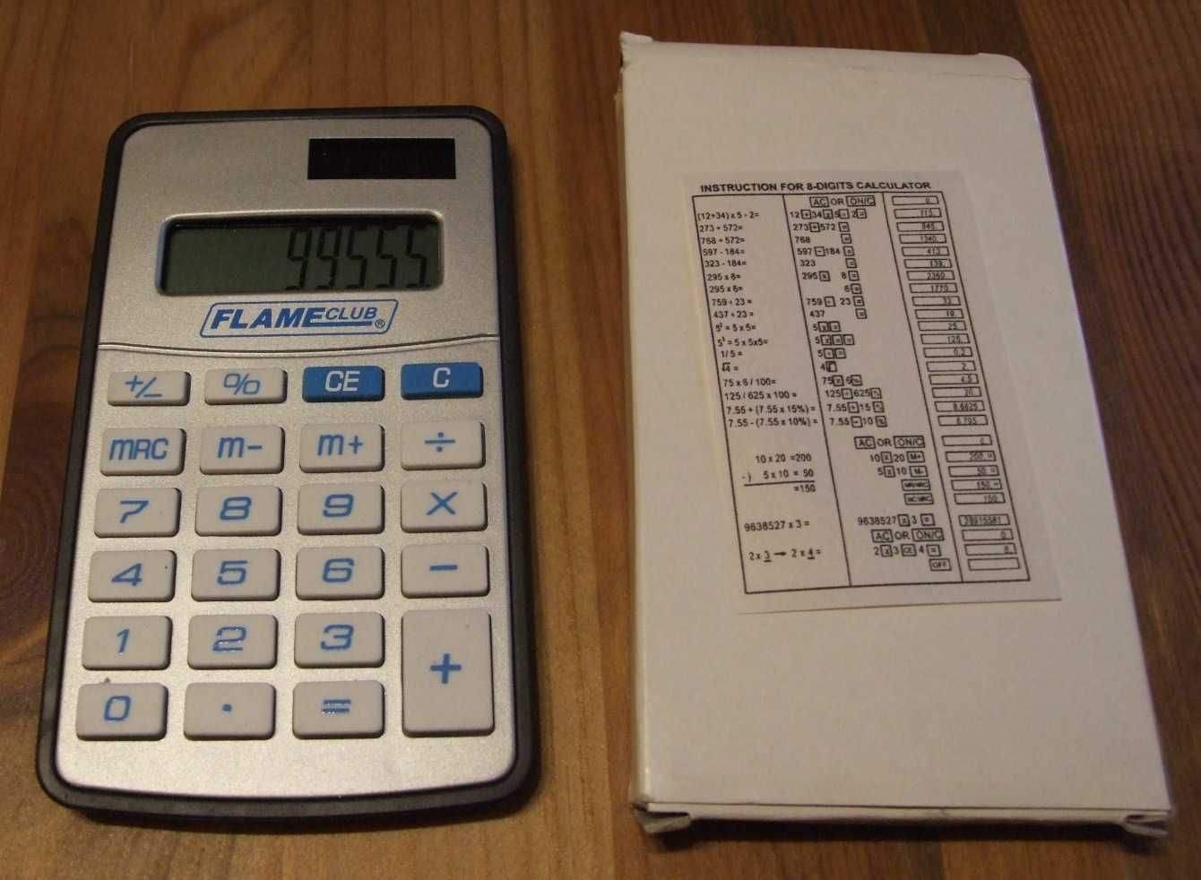 Kalkulator z podstawowymi funkcjami